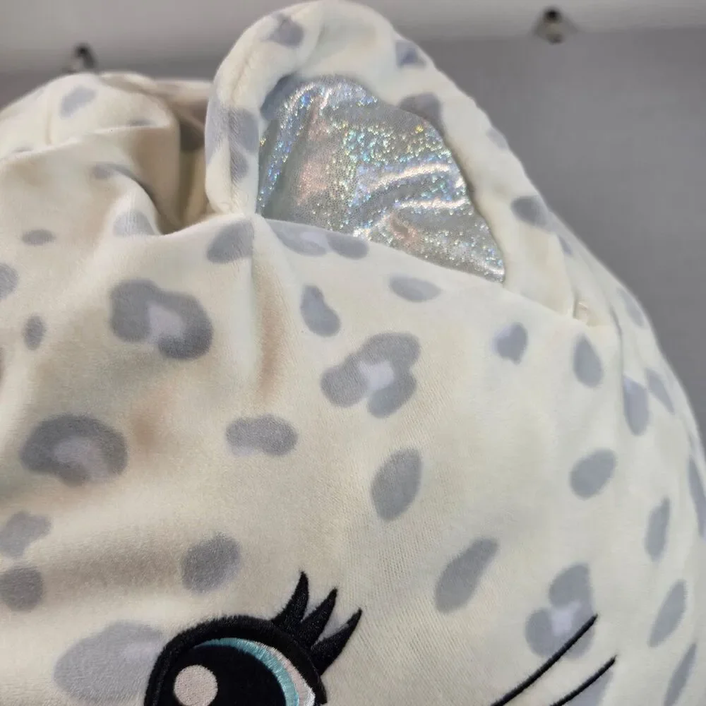 Squishmallows Leopard Cat Plush Stuffed Animal Gray White Spotted Cat 18